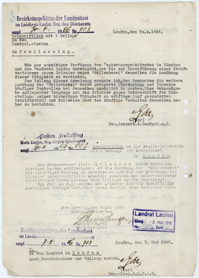 Regierungspraesidium i. V. Dr Lothar Barck